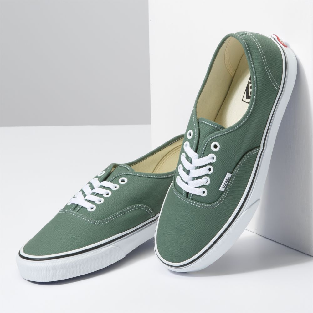 Pánské Classic Vans Authentic Zelene | QZ6749018