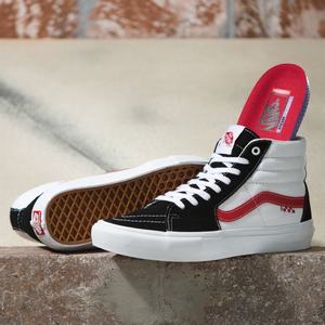 Dámské Classic Vans Atletické Sk8-Hi Černé Červené | LR9138452