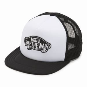 Dámské Klobouky Vans Classic Patch Trucker Bílé Černé | RH3941650