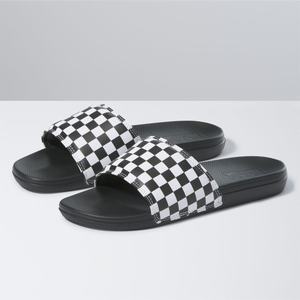 Dámské Sandály Vans Checkerboard La Costa Bílé Černé | LJ5478013