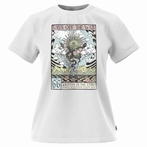 Dámské Tričko Vans Arcana Ss Crew Bílé | EU3651472