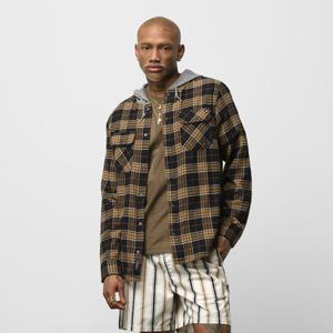 Pánské Košile Vans Parkway S Kapucí Buttondown Černé | NF7918503