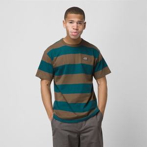 Pánské Košile Vans Seasonal Color Stripe Crew Tmavě Tyrkysové | MA9261870