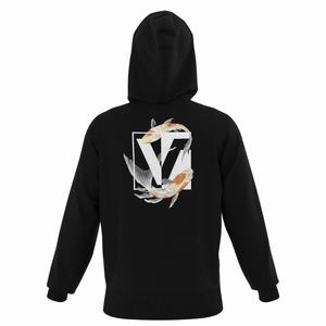 Pánské Mikiny S Kapucí Vans Koi Drop Černé | XH6341958