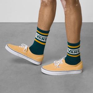 Pánské Ponožky Vans Drop V Crew 9.5-13 Tmavě Tyrkysové | XY5809643